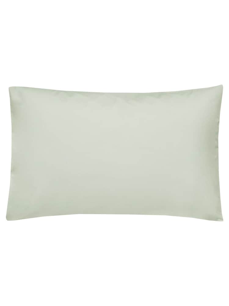 Laura Ashley Set of 2 Sage Green 400 Thread Count 100% Cotton Pillowcase - Image 1 of 1