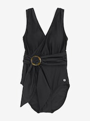 Seaspray Black Marilyn Plunge Tummy Control Swimsuit - Image 2 of 3