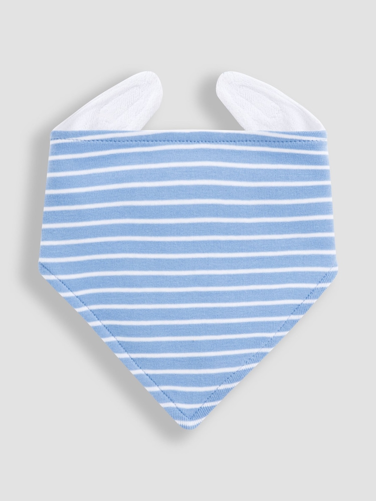 Babyblau - Jojo Maman Bébé 3er Baby-Lätzchen aus Baumwolle - Bild 4 von 4 Babyblau - Jojo Maman Bébé 3er Baby-Lätzchen aus Baumwolle - Bild 4 von 4