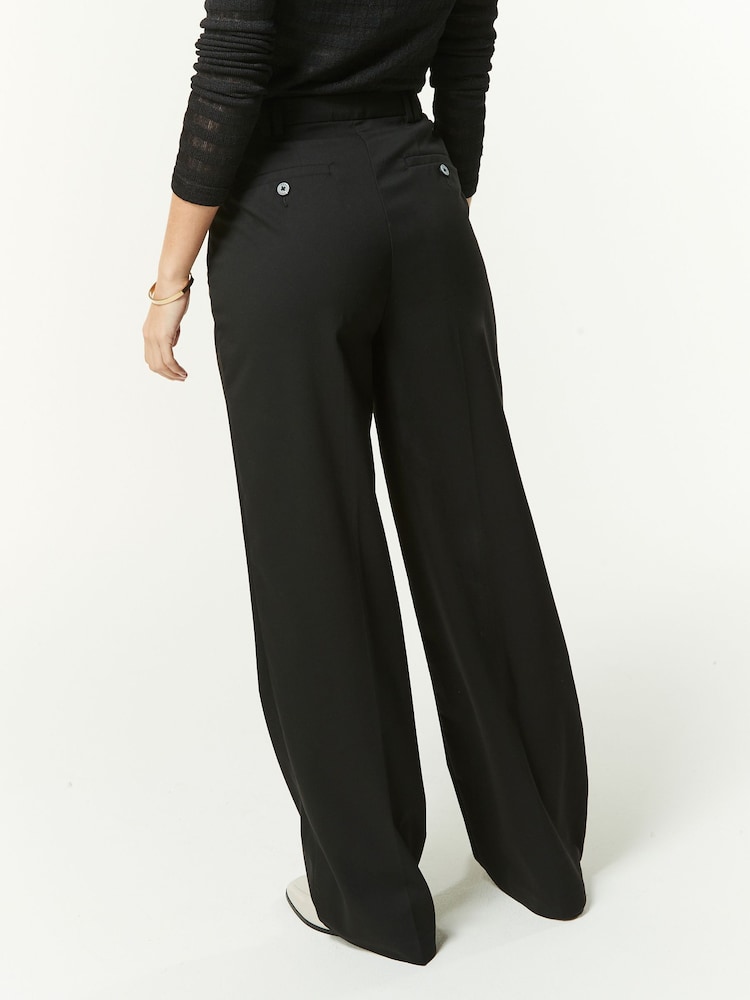 Noir - Pantalon large pour jambes sur mesure - Image 4 of 6