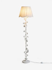 Shabby Chic by Rachel Ashwell® White Distressed Floral Floor Lamp - Image 4 of 4
