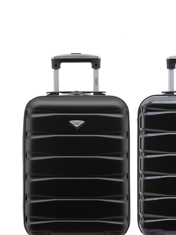 Flight Knight EasyJet Overhead 55x35x20cm Hard Shell Cabin Carry On Case Suitcase Set Of 2 - Image 2 of 7