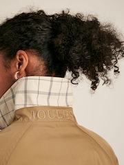 Joules Bibury Tan Brown Waterproof Cape Coat - Image 7 of 11