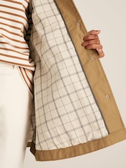 Joules Bibury Tan Brown Waterproof Cape Coat - Image 8 of 11