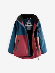 Red/Blue Waterproof Fleece Lined Coat (3-17yrs) - Image 8 of 8