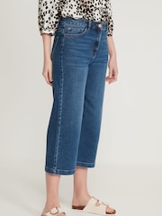 M&co Wide-Leg-Hosenrock aus Denim, Blau - Bild 4 von 5