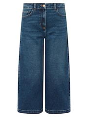 M&co Wide-Leg-Hosenrock aus Denim, Blau - Bild 5 von 5