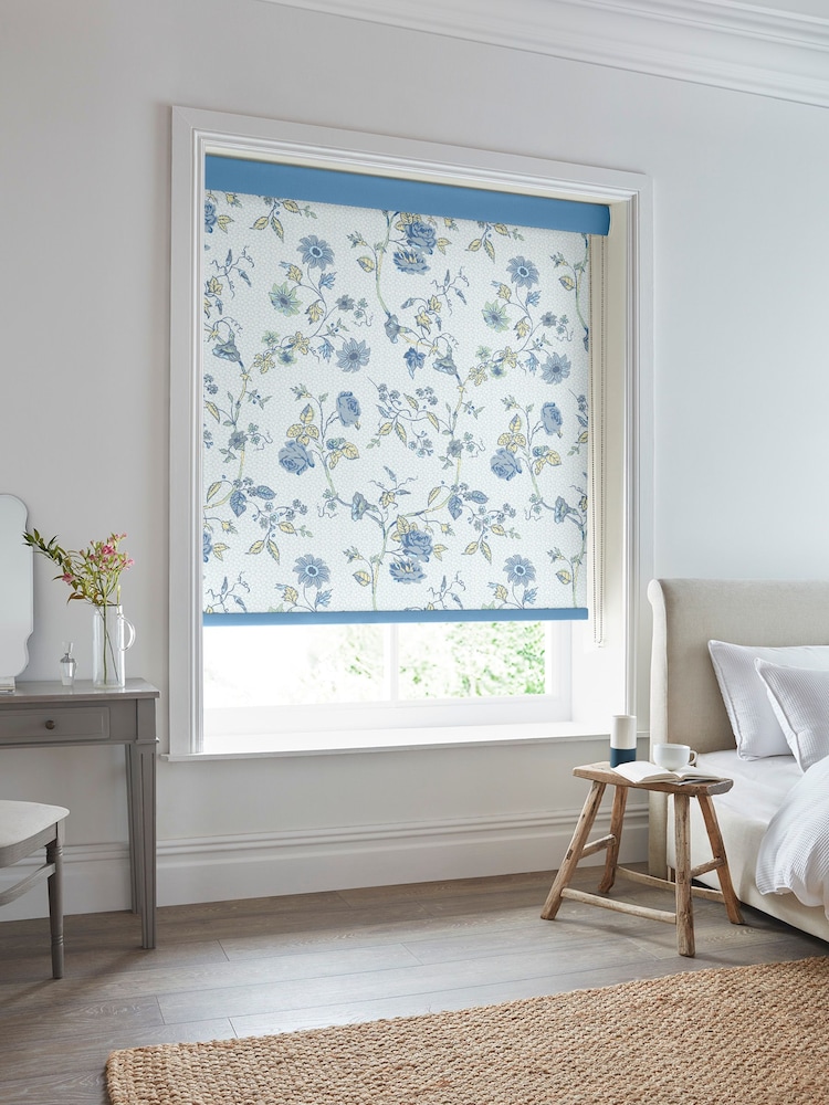 Laura Ashley Blue Sky Rambling Rector Made To Measure Roller Blind - Image 2 of 6