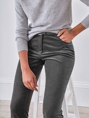 Pure Collection Samtjeans, graue Waschung - Bild 3 von 3