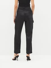 Paige Malika Slim Tailored Black Trousers - Image 2 of 4