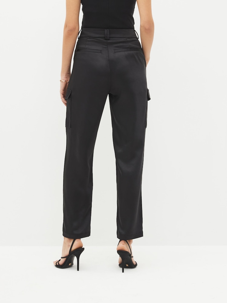 Paige Malika Slim Tailored Black Trousers - Image 2 of 4