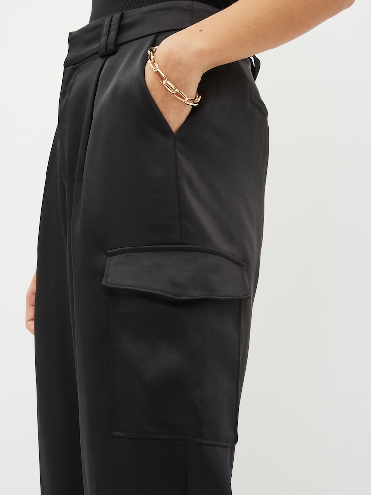 Paige Malika Slim Tailored Black Trousers - Image 4 of 4
