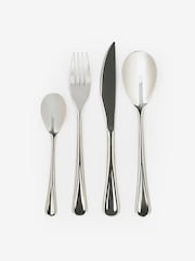 16 Piece Silver Droplet Cutlery Set - Image 2 of 3