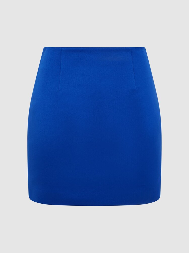 Reiss Blue Rei A-Line Mini Skirt - Image 2 of 6
