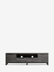 Black Bronx Up to 80 inch Oak Effect Slim TV Unit - Image 5 of 12