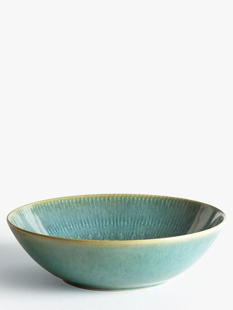 Kew Gardens Green Stoneware Cereal Bowl - Image 1 of 4