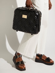 Dune London Black Orchester Vanity Case - Image 1 of 6