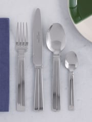 Jasper Conran London 16 Piece Silver (Metal) Fluted Cutlery Set - Image 2 of 4
