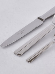 Jasper Conran London 16 Piece Silver (Metal) Fluted Cutlery Set - Image 3 of 4