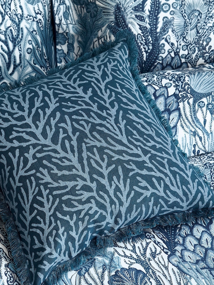 Harlequin Blue Acropora Cushion - Image 1 of 4