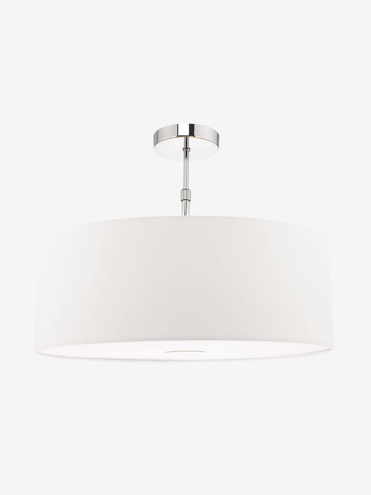 Dar Lighting White Ronda Easy Fit Pendant Ceiling Light - Image 2 of 4