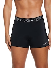Nike Black Logo Tape Swim Shorts - Image 1 of 4