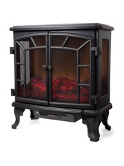 Warmlite Black Electric Fireplace Heater - Image 1 of 5