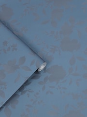 Laura Ashley Midnight Westbourne 10M Wallpaper - Image 3 of 4