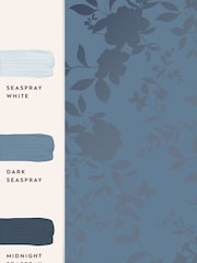 Laura Ashley Midnight Westbourne 10M Wallpaper - Image 4 of 4