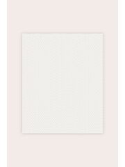 Laura Ashley White Eden Paintable A4 Wallpaper Sample - Image 2 of 2