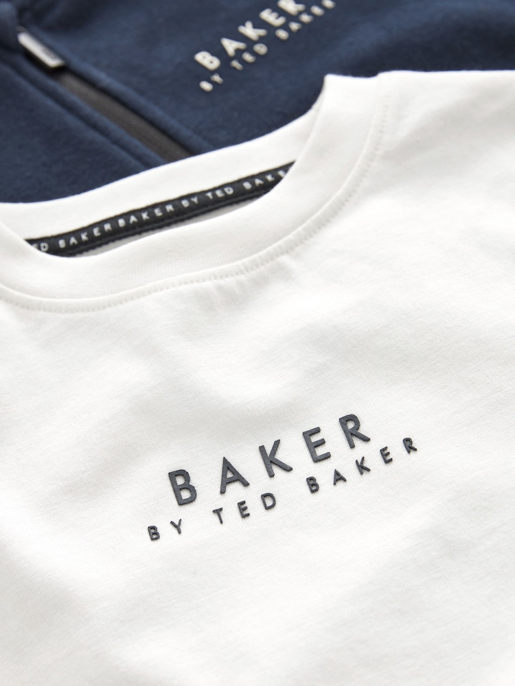 Baker by Ted Baker 100% Cotton (0-6yrs) Three Piece Tracksuit Set - Image 11 of 13