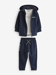 Baker by Ted Baker 100% Cotton (0-6yrs) Three Piece Tracksuit Set - Image 8 of 13