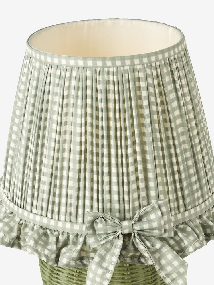 Dar Lighting Matt Green & Antique Brass Omer Table Lamp - Image 6 of 6 Dar Lighting Matt Green & Antique Brass Omer Table Lamp - Image 6 of 6