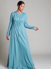 Aab Blue Samsara Abaya Dress - Image 1 of 3