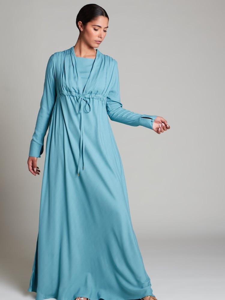Aab Blue Samsara Abaya Dress - Image 1 of 3