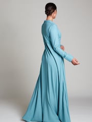 Aab Blue Samsara Abaya Dress - Image 2 of 3