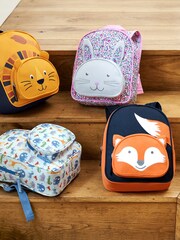 JoJo Maman Bébé Ditsy Floral Bunny Character Backpack - Image 7 of 7