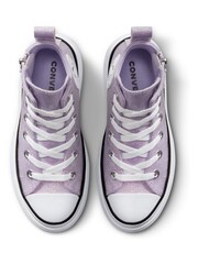 Converse Lilac Purple Lugged Glitter Lift Junior Trainers - Image 6 of 8