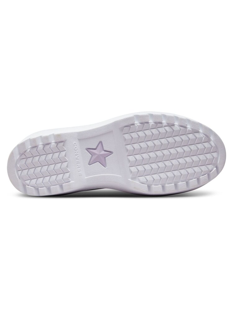 Converse Lilac Purple Lugged Glitter Lift Junior Trainers - Image 8 of 8