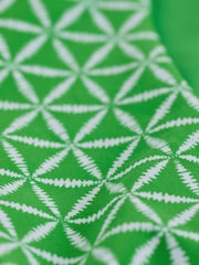 Green Geo High Leg Bikini Bottoms - Image 6 of 6