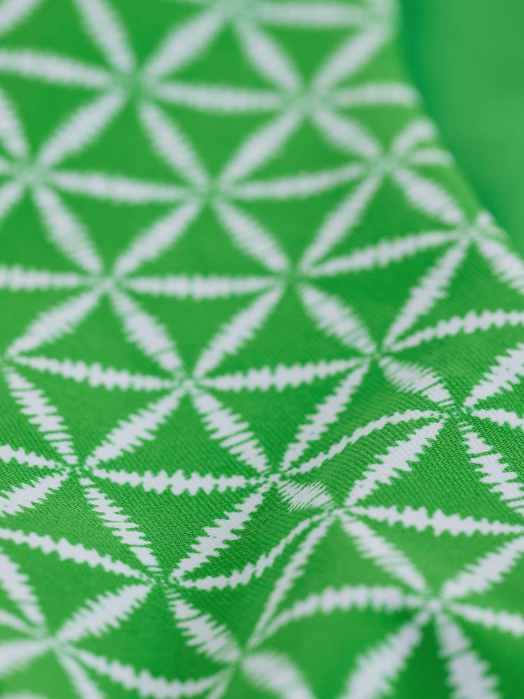Green Geo High Leg Bikini Bottoms - Image 6 of 6