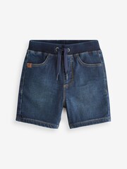Dark Wash Jersey Denim Shorts (3mths-7yrs) - Image 1 of 2