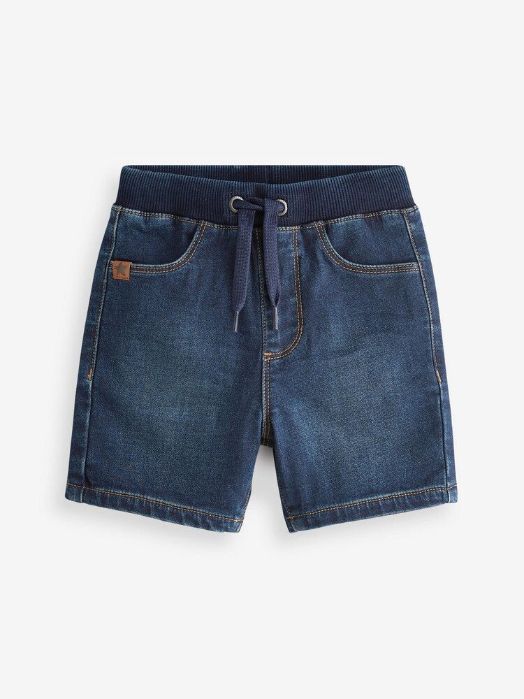 Dark Wash Jersey Denim Shorts (3mths-7yrs) - Image 1 of 2