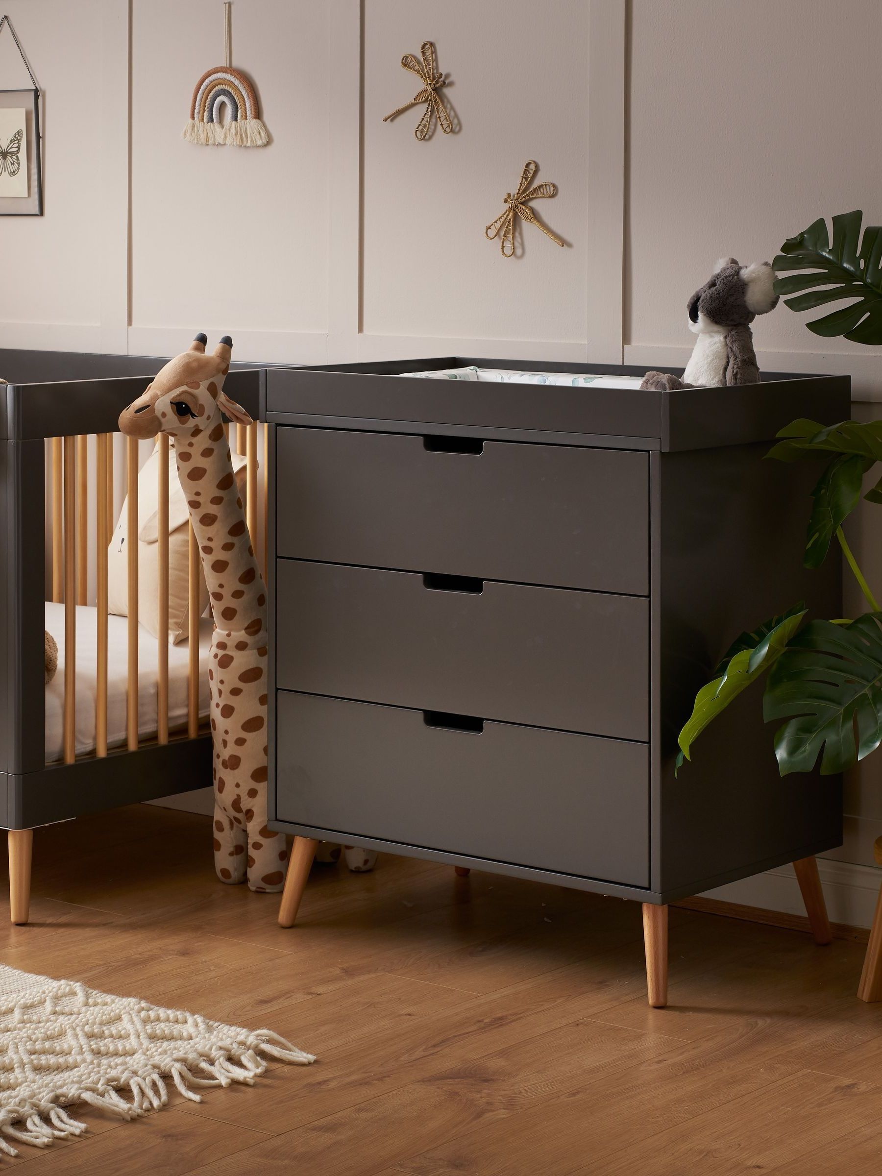 Obaby Maya Changing Unit - Slate With Natural - Image 5