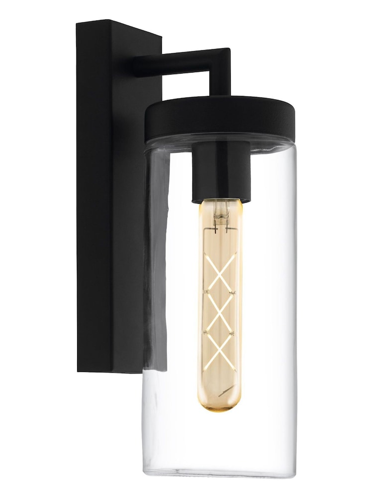 Eglo Black Bovolone Modern Outdoor Wall Light - Image 2 of 3