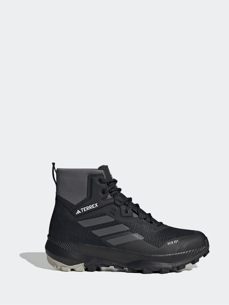 adidas Terrex Black Mid Rain.Rdy Womens Hiking Trainers - Image 1 of 11