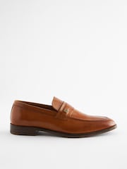 Tan Brown Saddle Loafers - Image 3 of 7