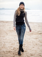 Celtic & Co. Blue Merino Jumper - Image 4 of 5