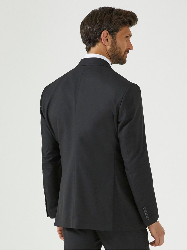 Skopes Black Tailored Fit Montague Suit: Jacket - Image 3 of 6