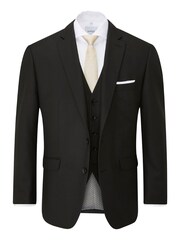 Skopes Black Tailored Fit Montague Suit: Jacket - Image 5 of 6